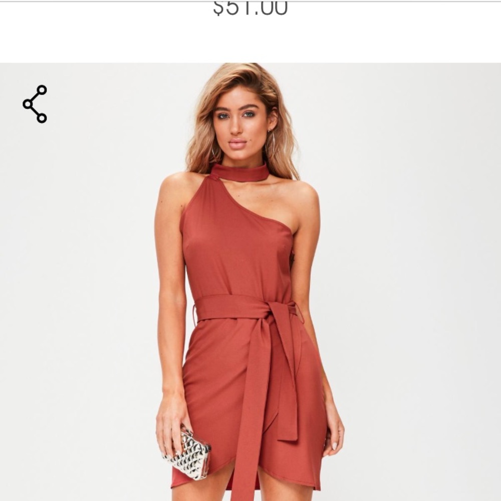 One shoulder dress